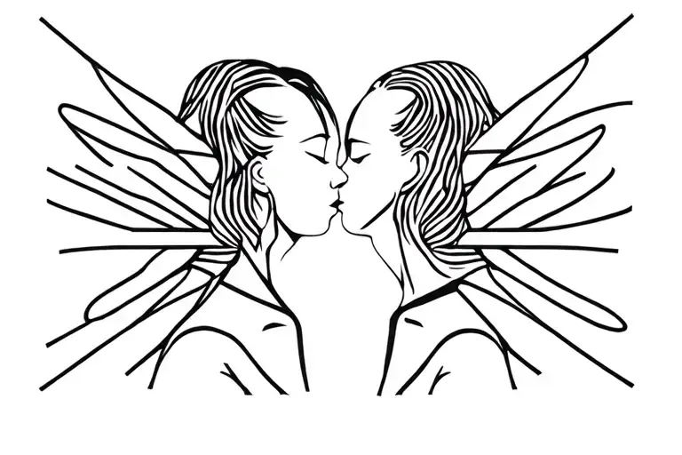 Together With A Line