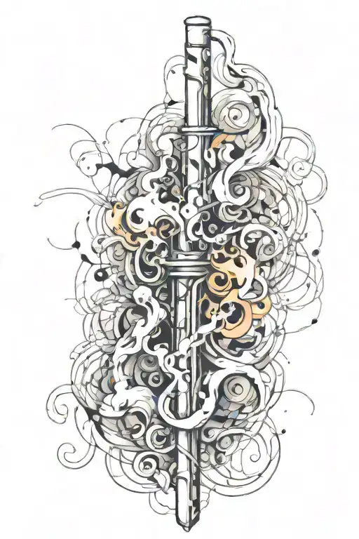 Smoke Abstract Forearm