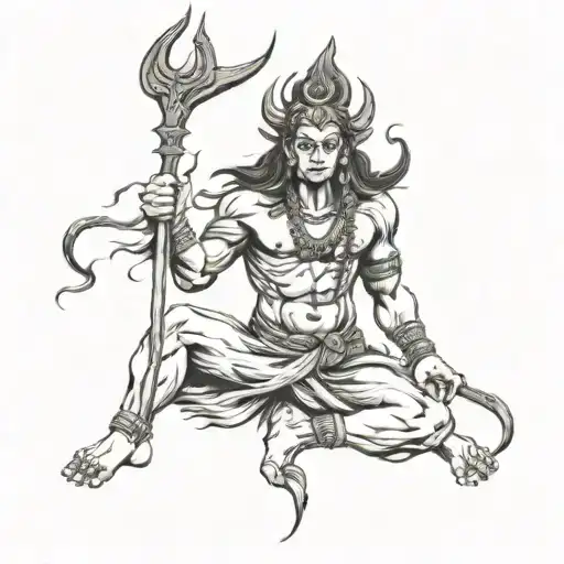 Angry Demon Shiva