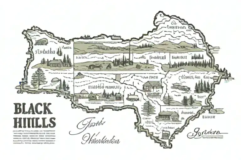 Black Hills South Dakota Add Text Mason