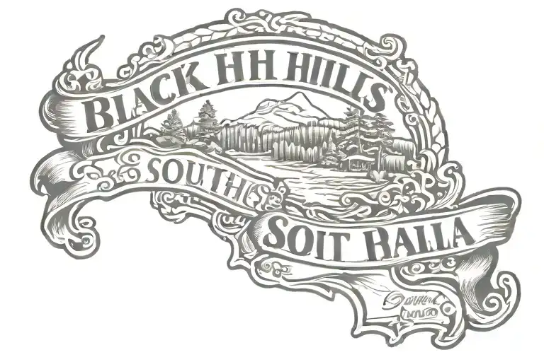 Black Hills South Dakota Add Text Mason 