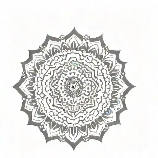 Black Mandala Design