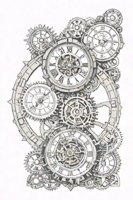 Steampunk Clock Face