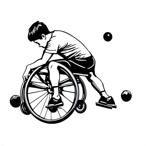 10 Year Son With Duchenne Wheelchair Playing Boccia