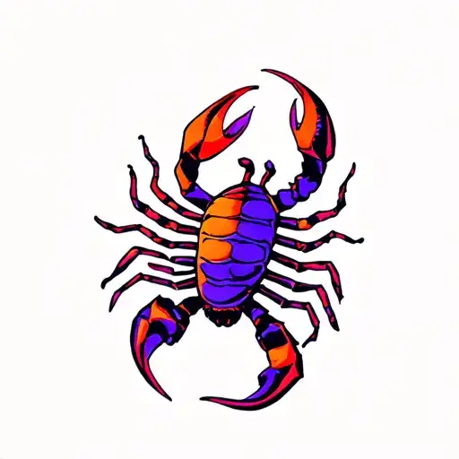 Mother Scorpio Red And Orange Colors Aquario Purple Colors Mice Turquesa Colors