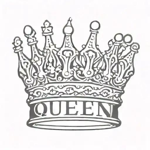 The Word Queen Crown