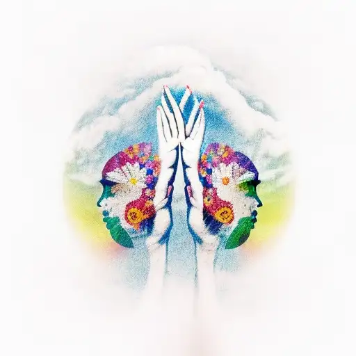 Frida Kahlo Hand From Her Brain 6 Butterfly At The Bottom A Eagle With A Heart In His Hand