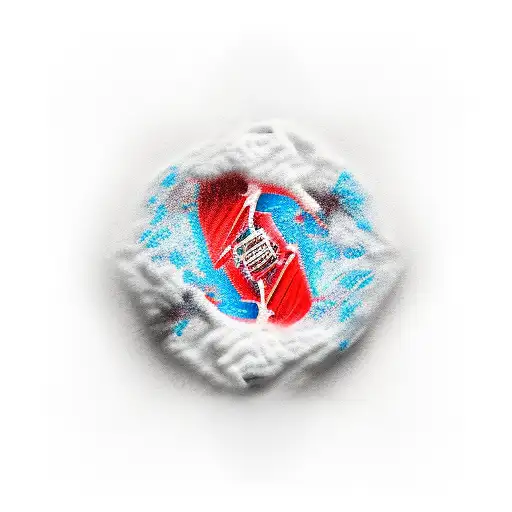 Moses Parts Red Sea On Bicep