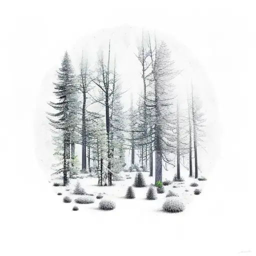 Forest Farm Elements Scattered Throughout The Design