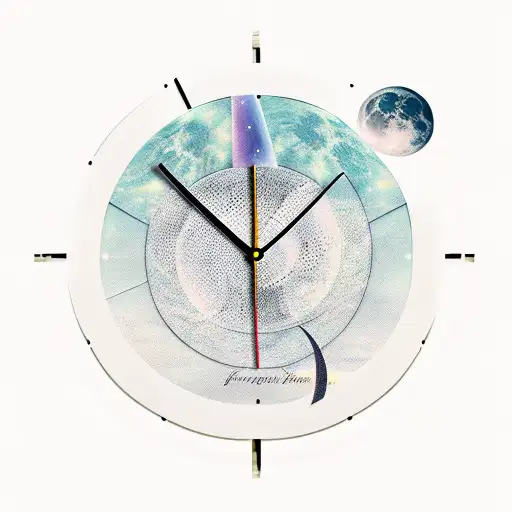 Clock And Moon