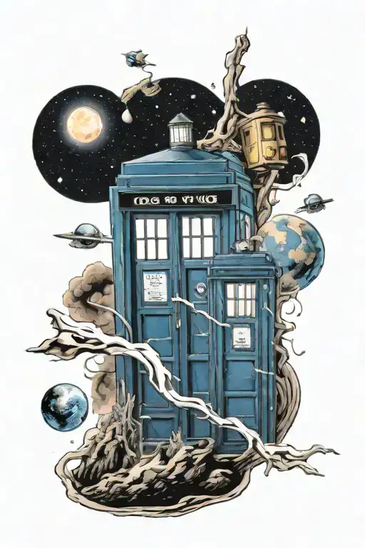 Doctor Who And Tardis Space