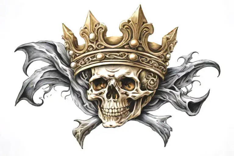 Death Before Dishonor Hidden In Crown
