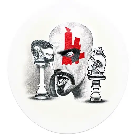 Gg Allin Playing Chess With Elvis