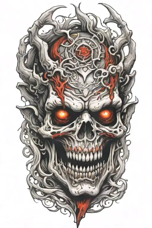 Horror Demon Half Angel