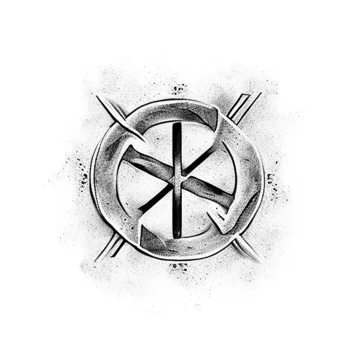 Dark Magic Ritual With Nordic Runes