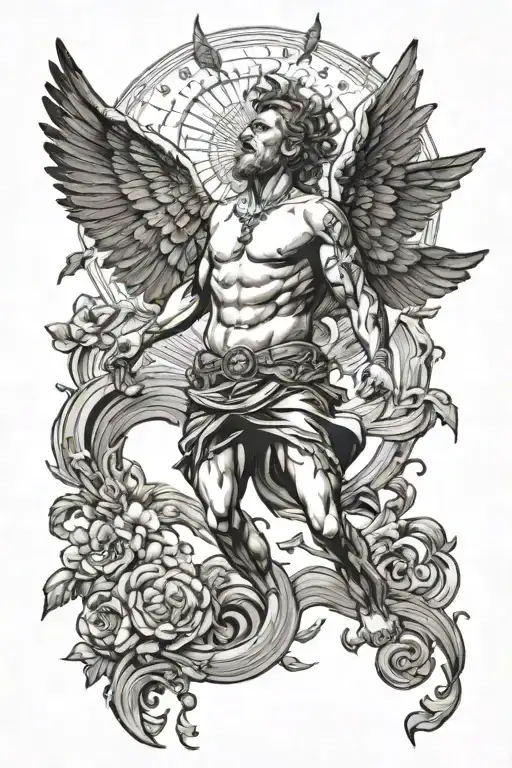 A Story Of Icarus As He Rises And Falling From His Ambitions