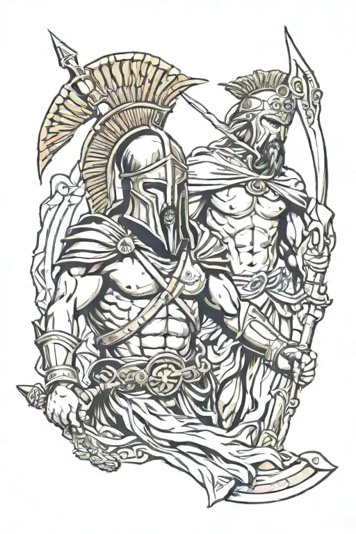 Show The Strength Of A Spartan And The Mercy Of Jesus