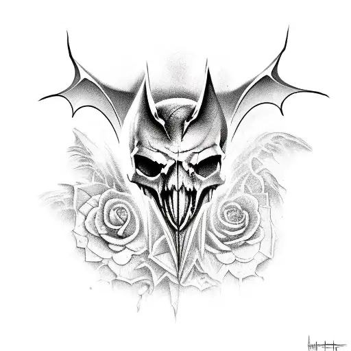 Bat-winged Skull