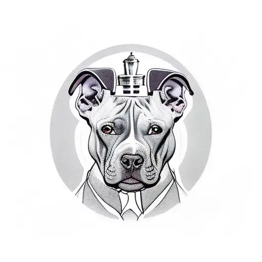 Pitbull Con Su Nombre Abajo Llamada Canela