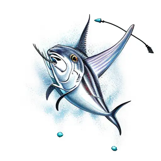 Swordfish With Anchor