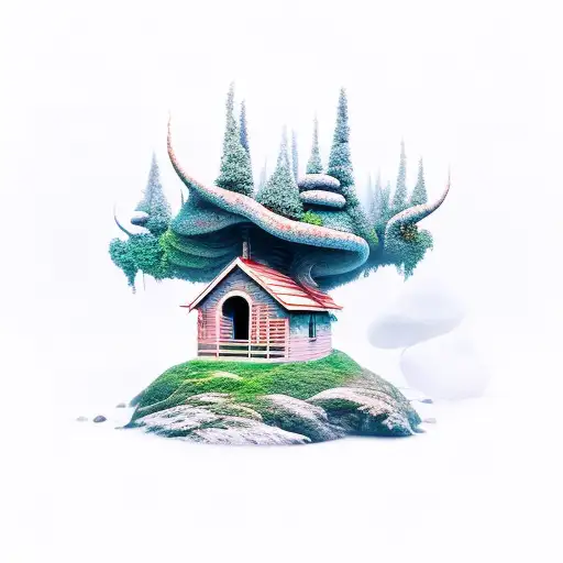 Little House In Forest