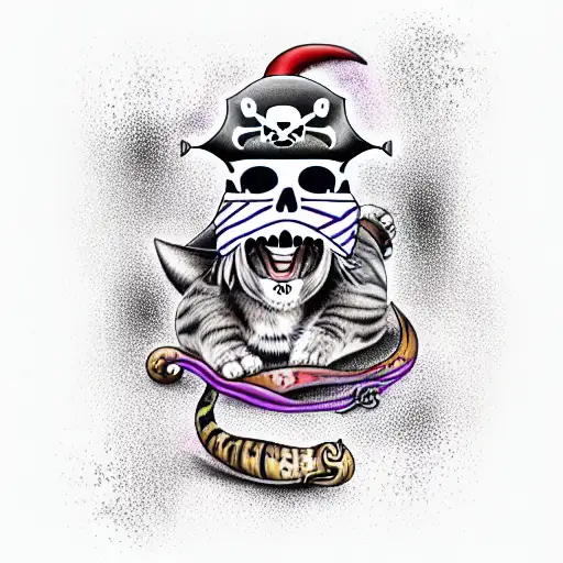 A Full-length Pirate Cat