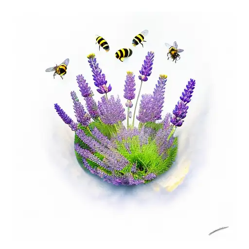Lavander And Bee