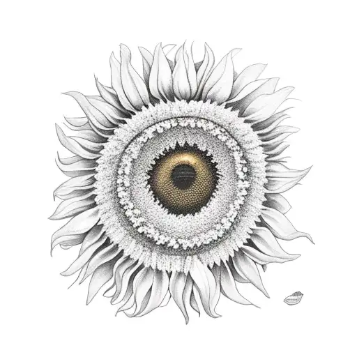 Bumblee On A Sunflower