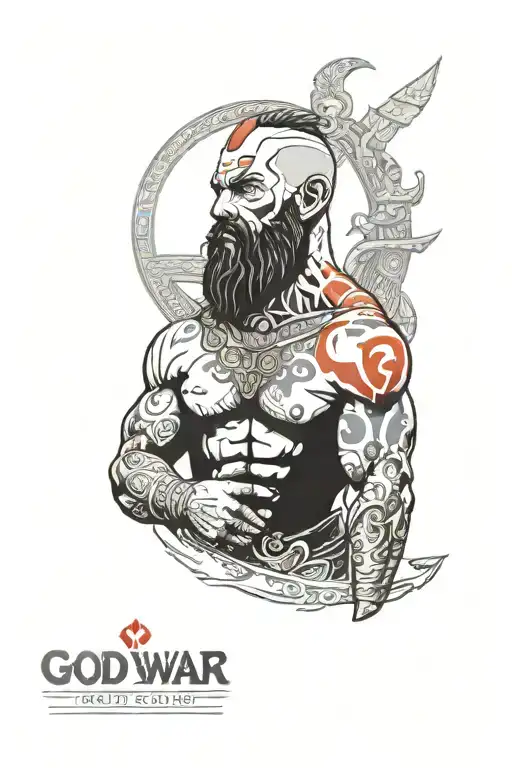 God Of War Nordic And Zeus Watching