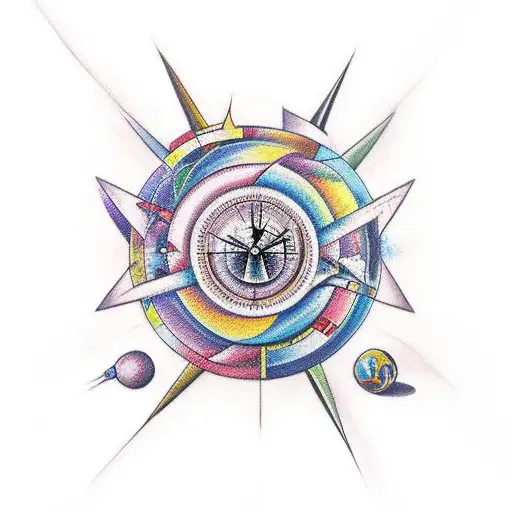 Tattoo With Themes Of Overcoming Derealization And Depression