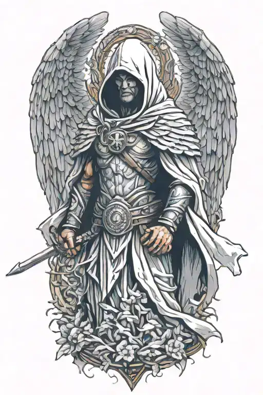 Hooded Angel Warrior