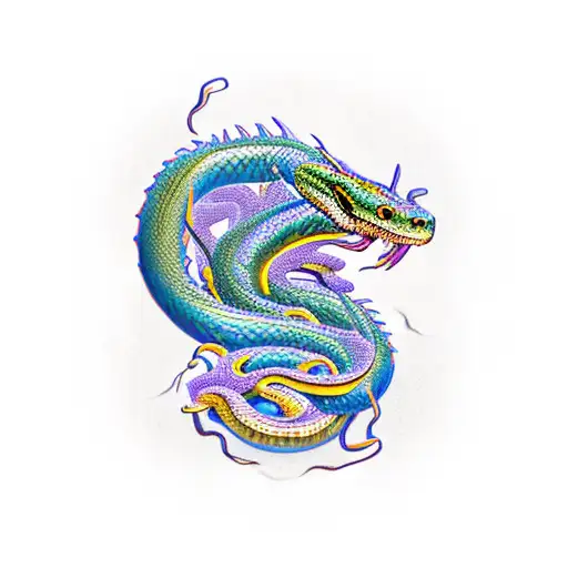 Firearms Snake With Dragon Head