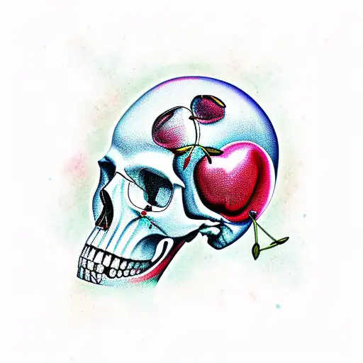 Cherry Friut Skull