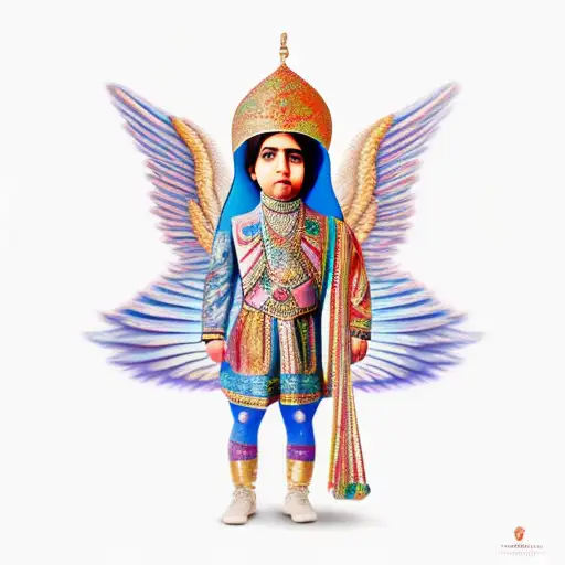 Qajar Angel Art