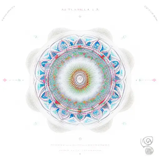 A Mandala Representing The Cycle Of Life And Love