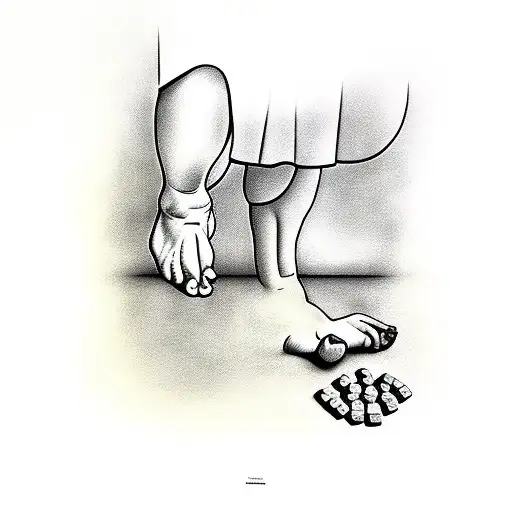 Baby Foot With Birth Data Place Of Birth And Weight