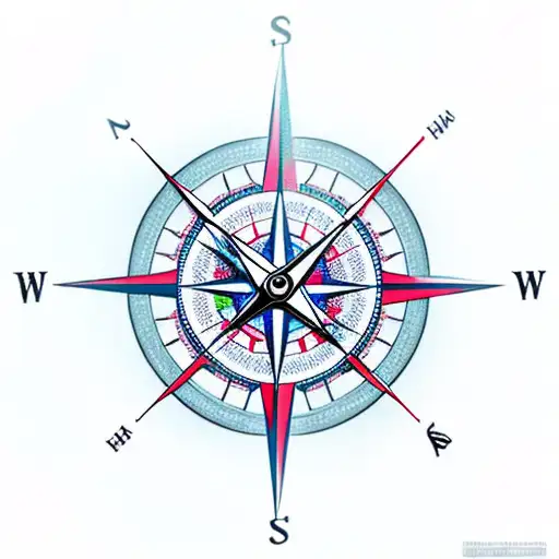 Cross Dove Clock Compass Heaven