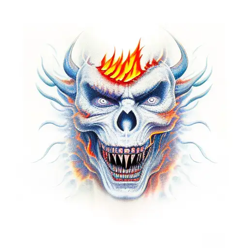 The Demon Is On Fire