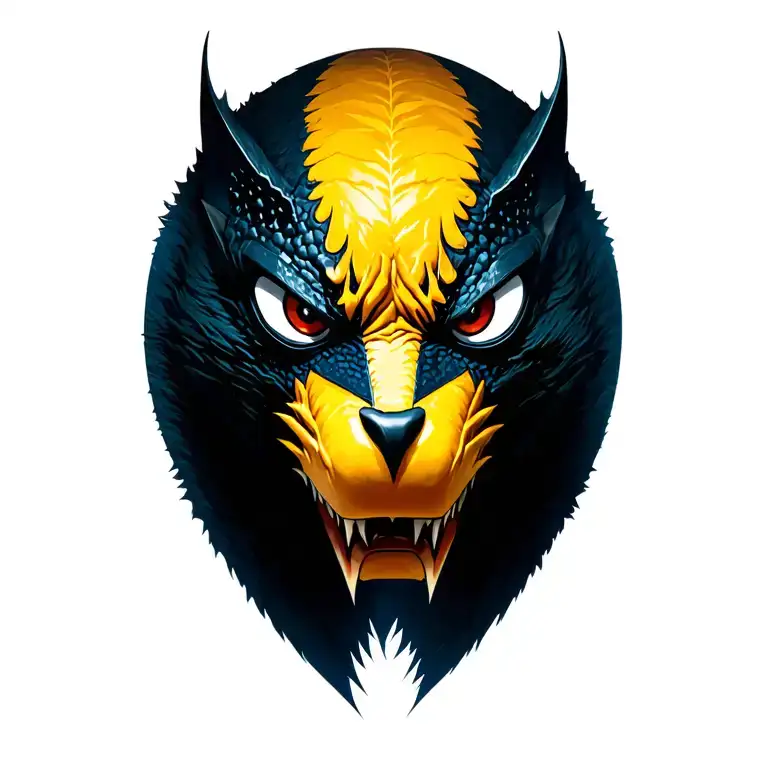 How To Train Your Dragon With Wolverine Mask