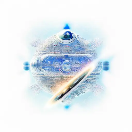 Starship In The Space