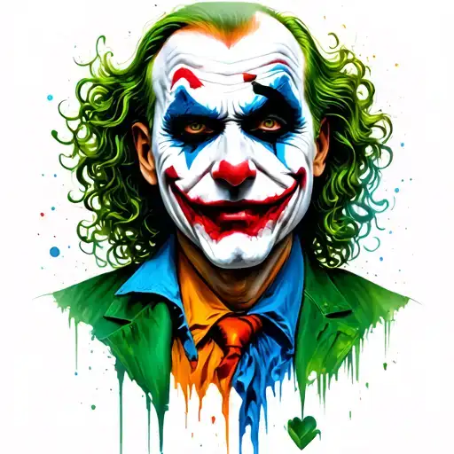 Joker Blue Rouge Noir Green