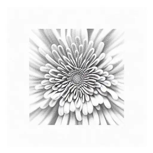 Eye In Lip Print That Is Center Of A Chrysanthemum