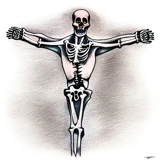 Crucifix Skeleton
