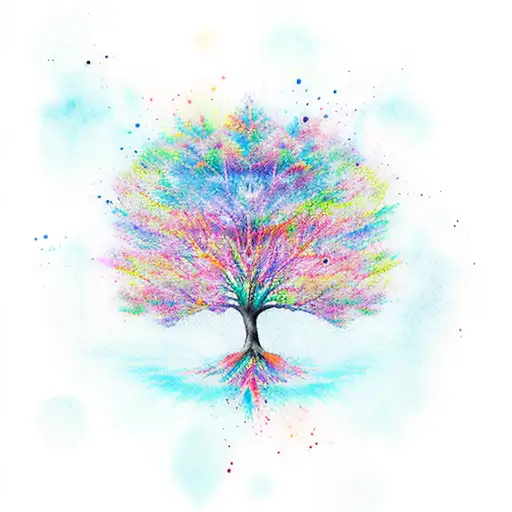 Watercolor Tree Of Life
