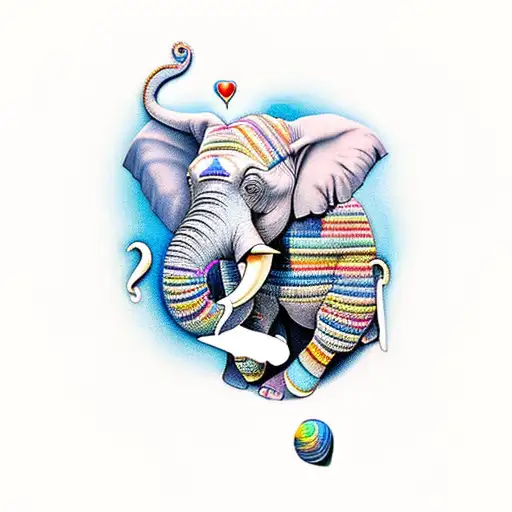 Hills With A Withe Elephant