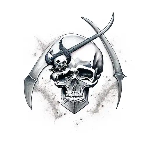 The Scythe Of The Reaper Of Death