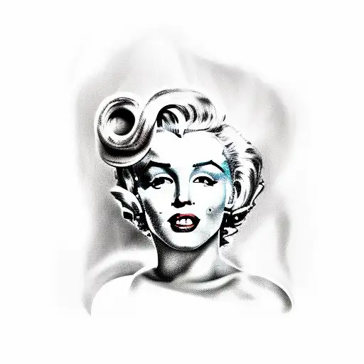 Marylin Monroe With Medusa Hair