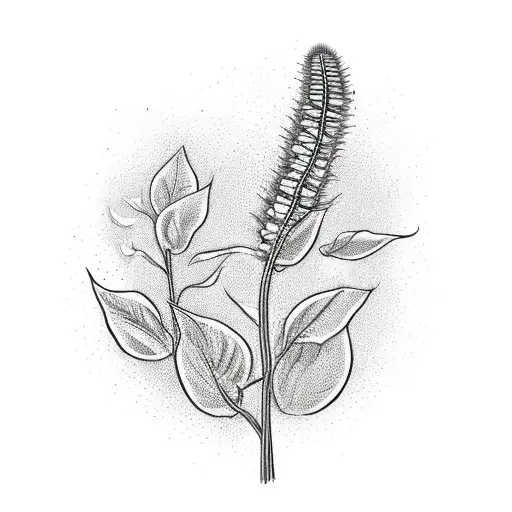 Plant Long On The Side Of A Body