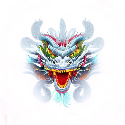 Chinese Dragon Face Scary