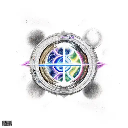 Yin And Yang Battling Demons Of Light And Dark